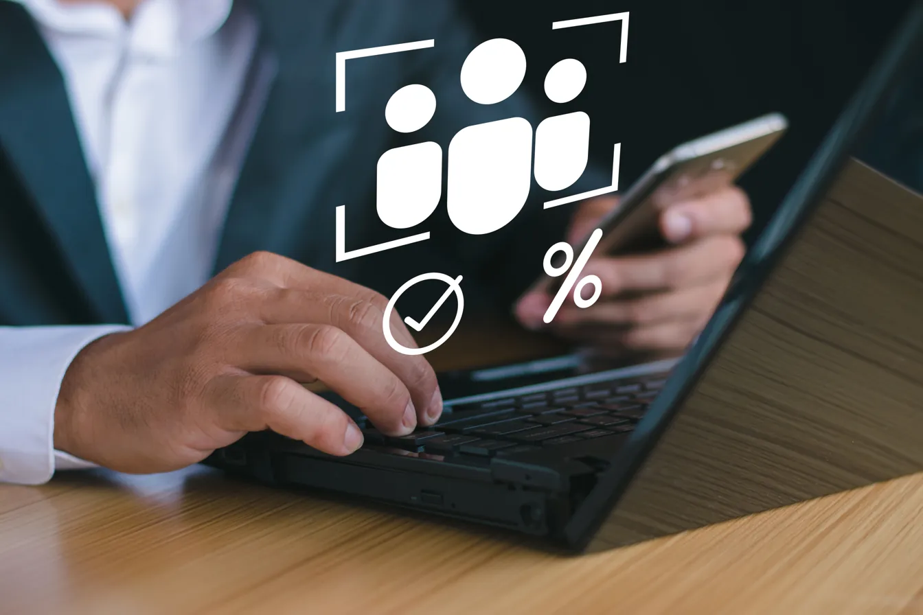 Payments analyst tracking first-attempt approval rate on a laptop