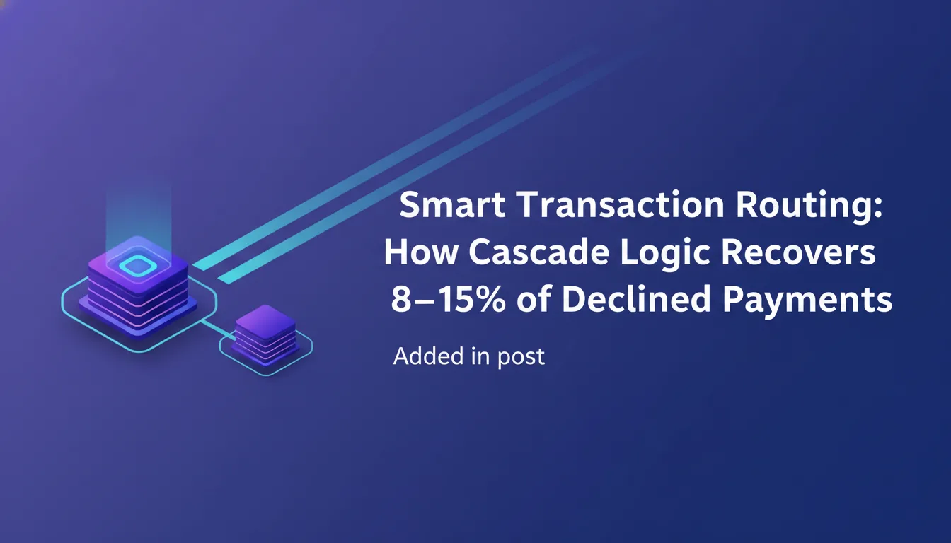 Cascade KPIs: approval rate, retry success, cost per recovery, chargeback ratio